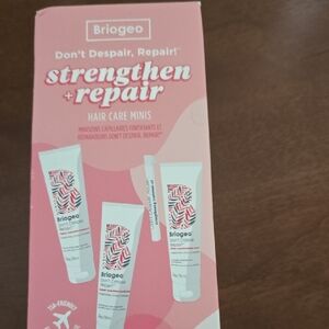 Briogeo Pink Strengthen + Repair Hair Care Set